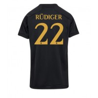 Real Madrid Antonio Rudiger #22 Replica Third Shirt Ladies 2023-24 Short Sleeve